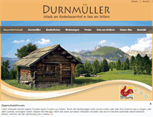 Tablet Screenshot of bauernhof-durnmueller.com